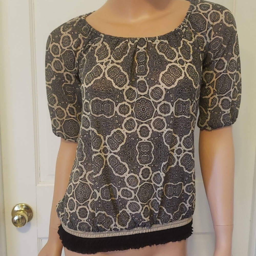 The limited sheer blouse